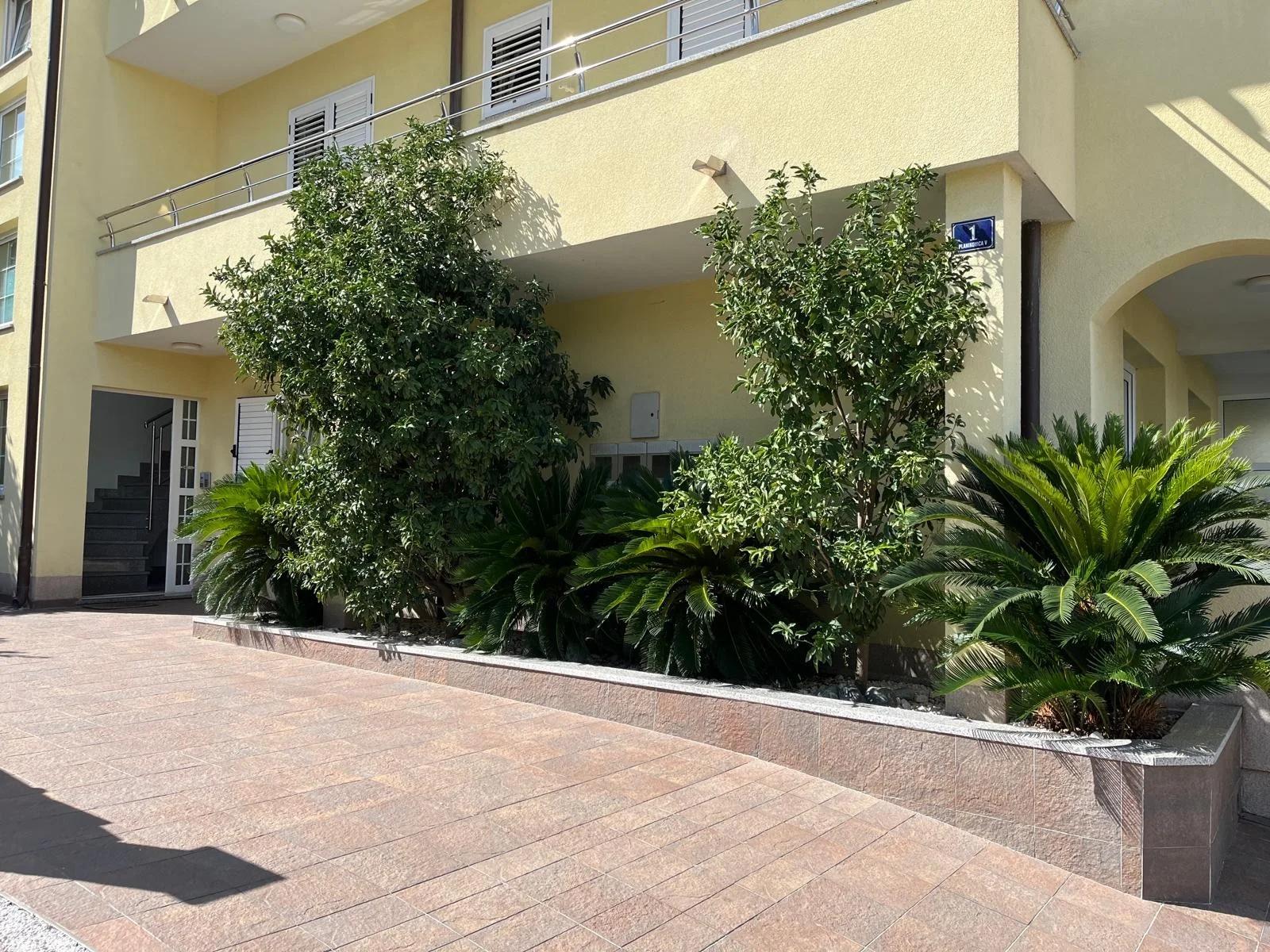 Garden and facade
